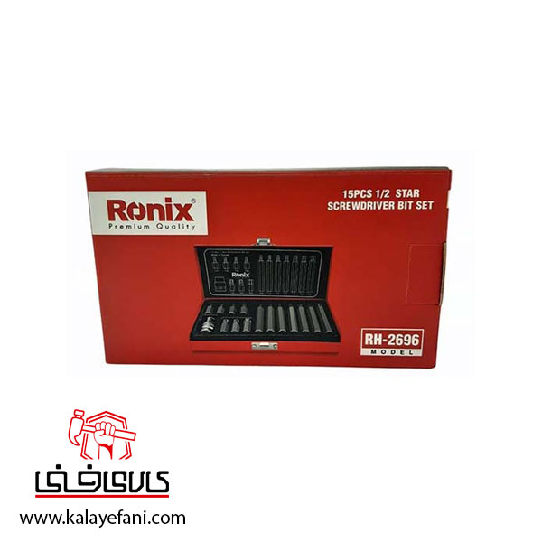 جعبه بکس ستاره ای رونیکس 15 پارچه مدل RH-2696